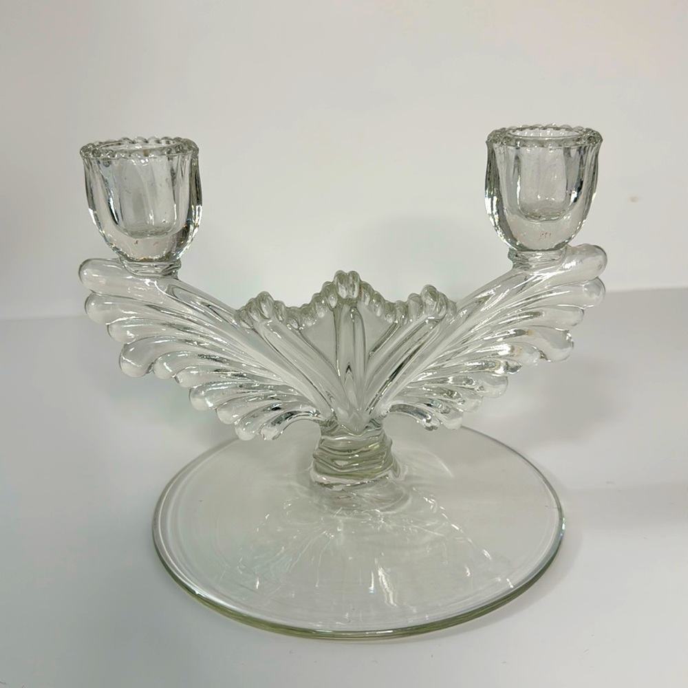 Vintage 1937 Double Lite Candelabrum
